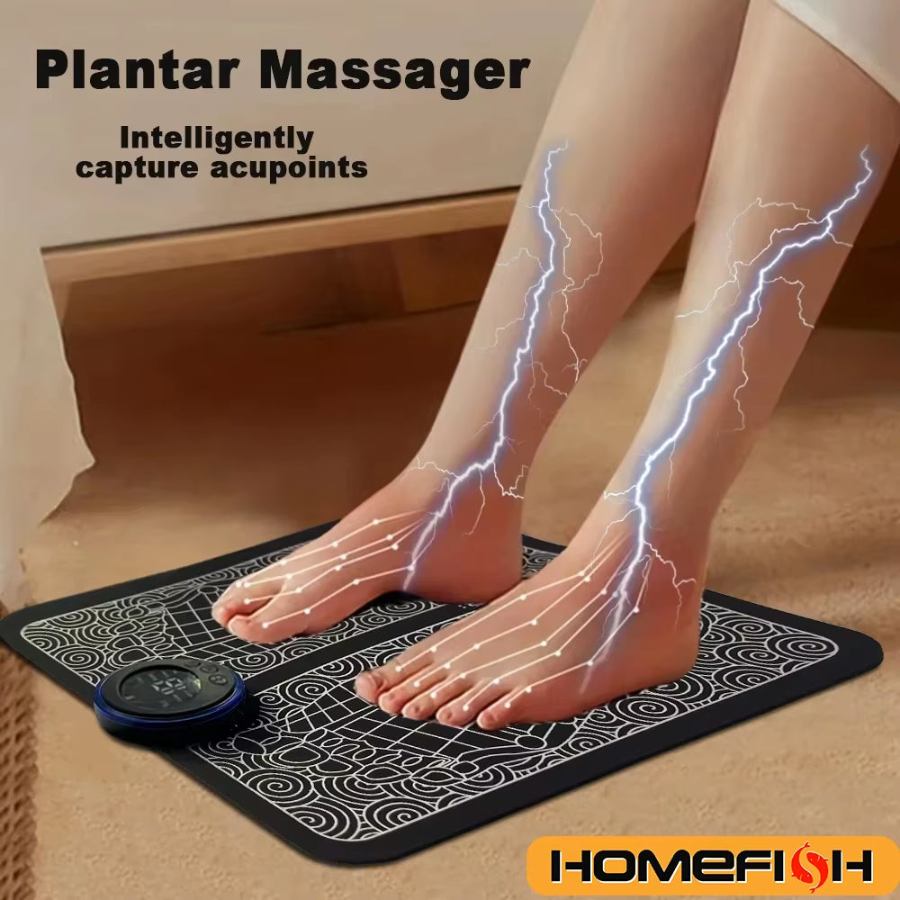 Electric Foot Massager Pad Muscle Massage Relaxation Trainer for Massage Fitness Outdoor Sport Home Family Relax