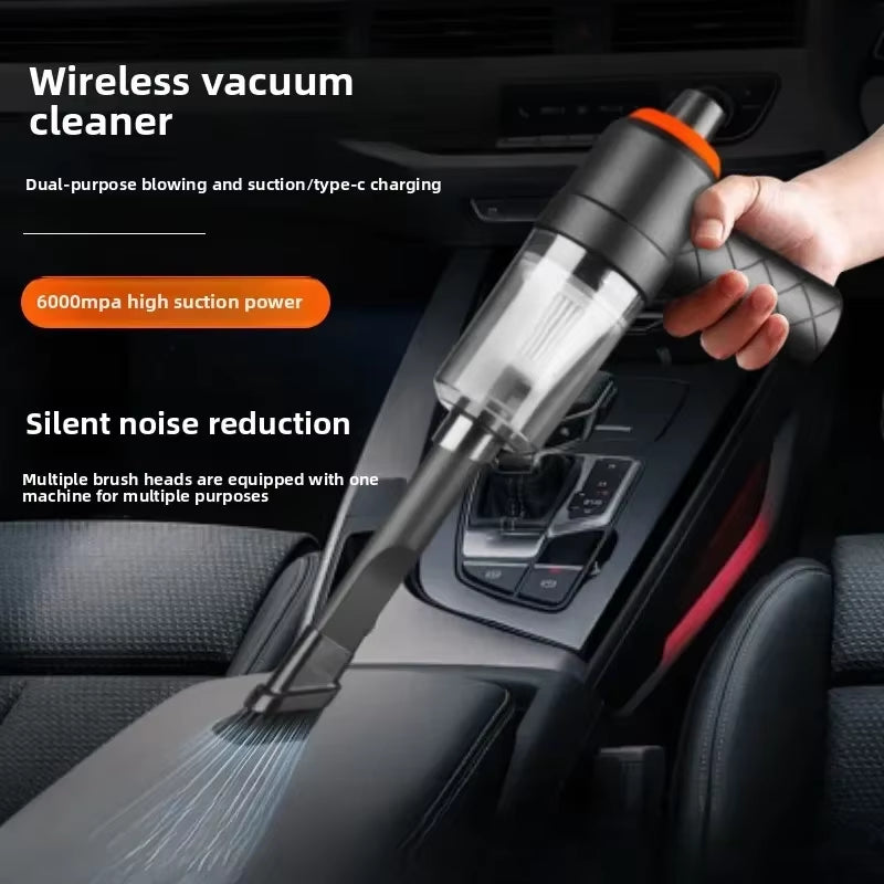 New Car Vacuum Cleaner Handheld Mini Car Vacuum Cleaner Large Suction Wireless Dust Blower Small Pet Hair Suction